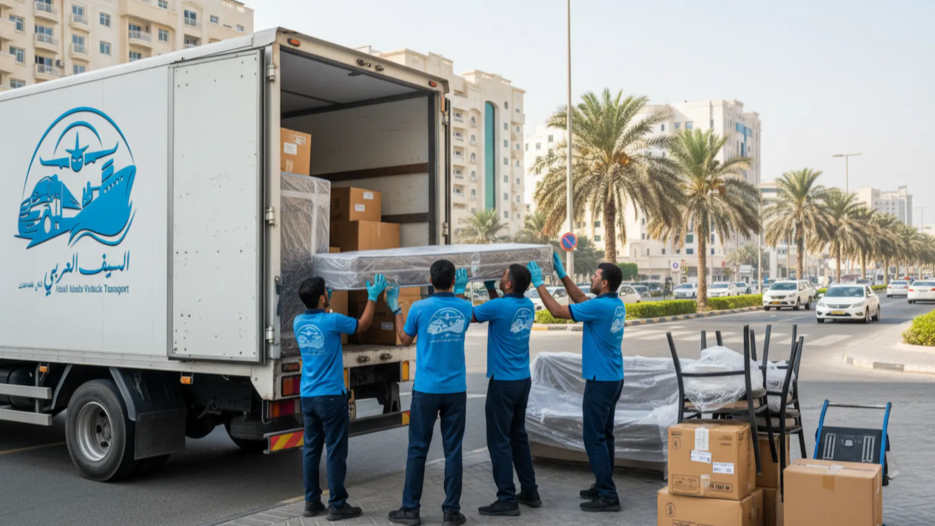 Shipping Furniture from Sharjah to Amman (Jordan) - Al Saif Al Arbi