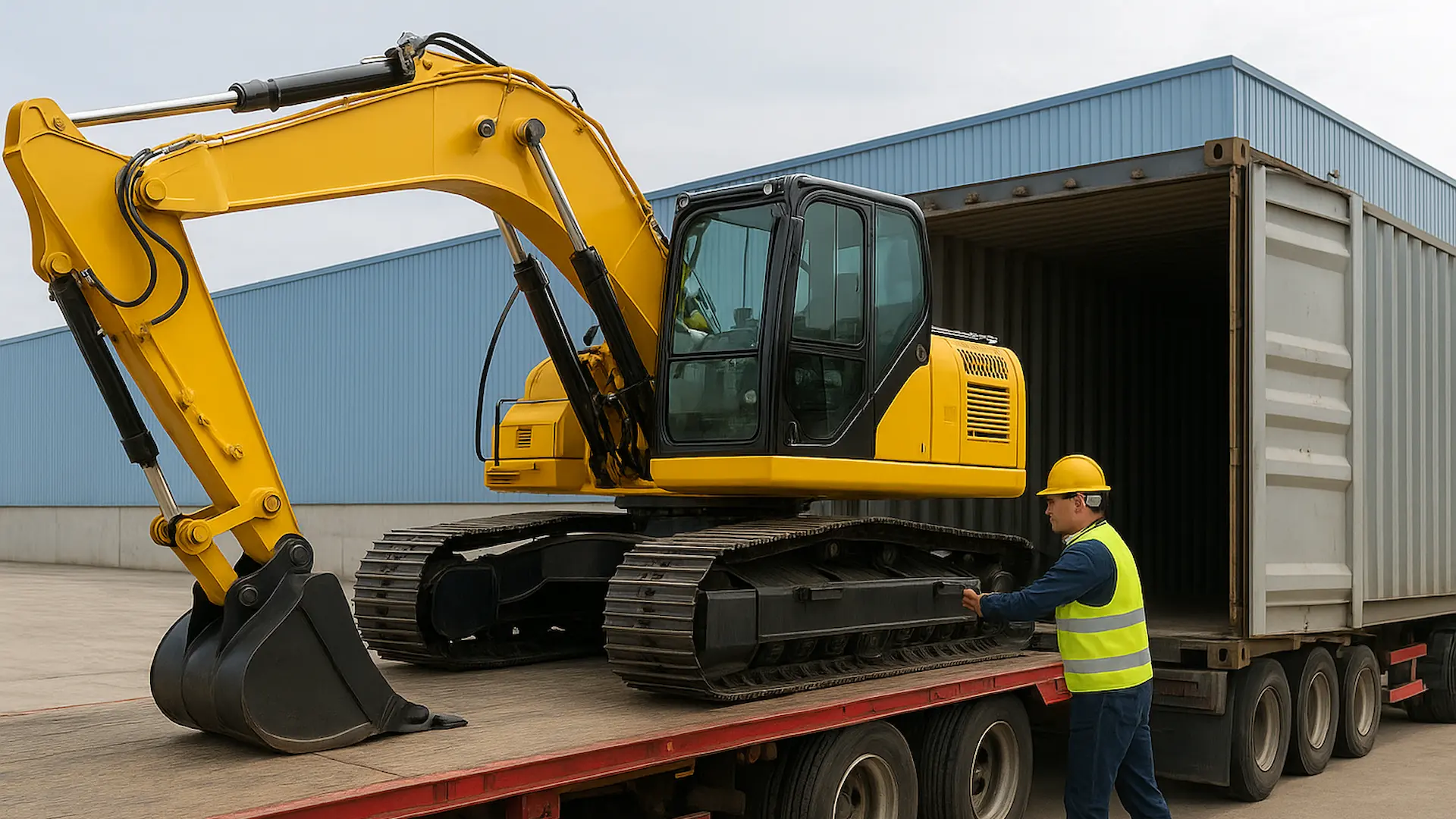 شحن المعدات الثقيلة من الإمارات إلى الأردن