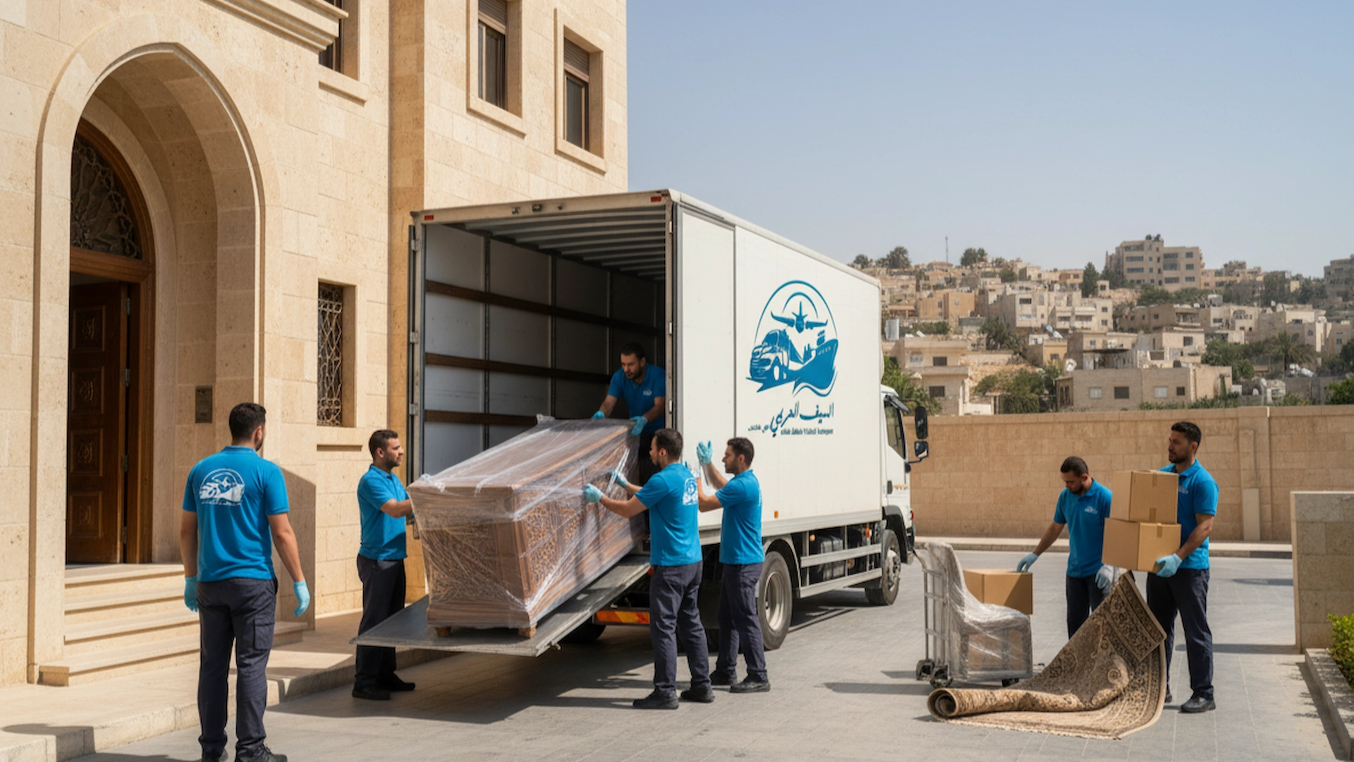 Shipping Furniture from Umm Al Quwain to Amman - Alsaif Al Arabi