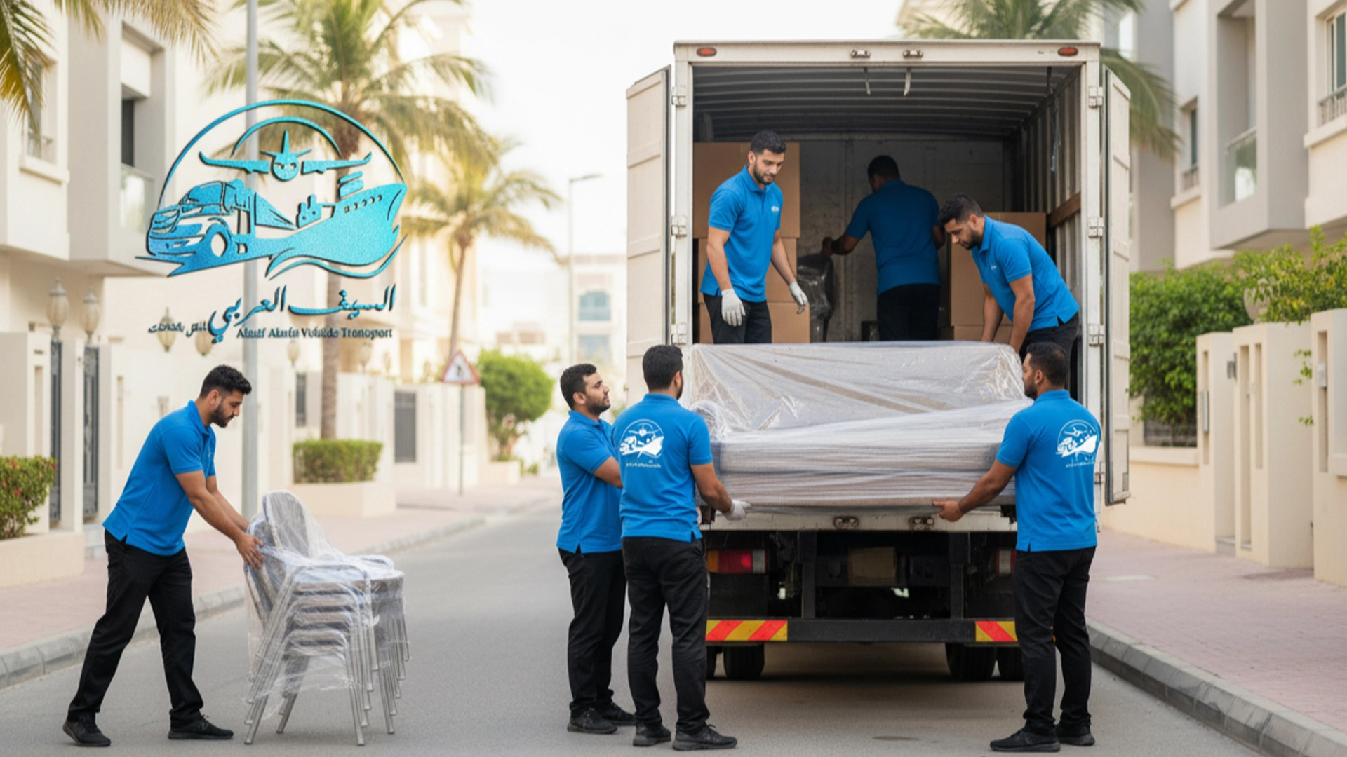 شحن الأثاث من رأس الخيمة إلى عمان