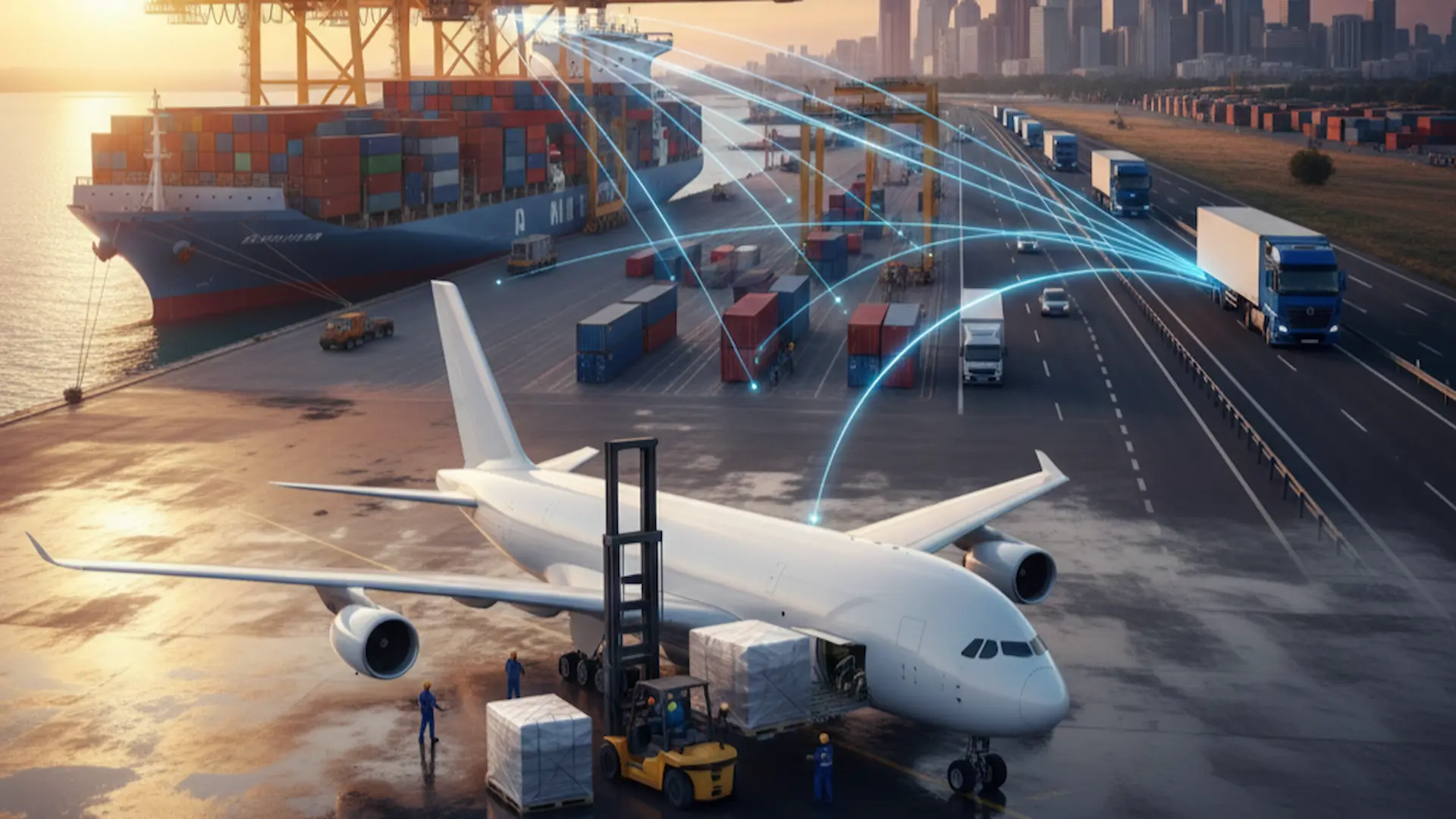 شحن البضائع من الإمارات إلى السعودية للشركات