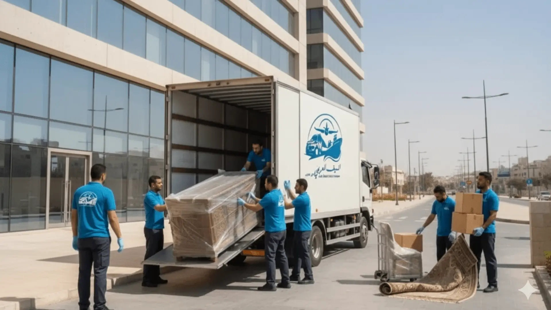 شحن أثاث من الإمارات إلى السعودية