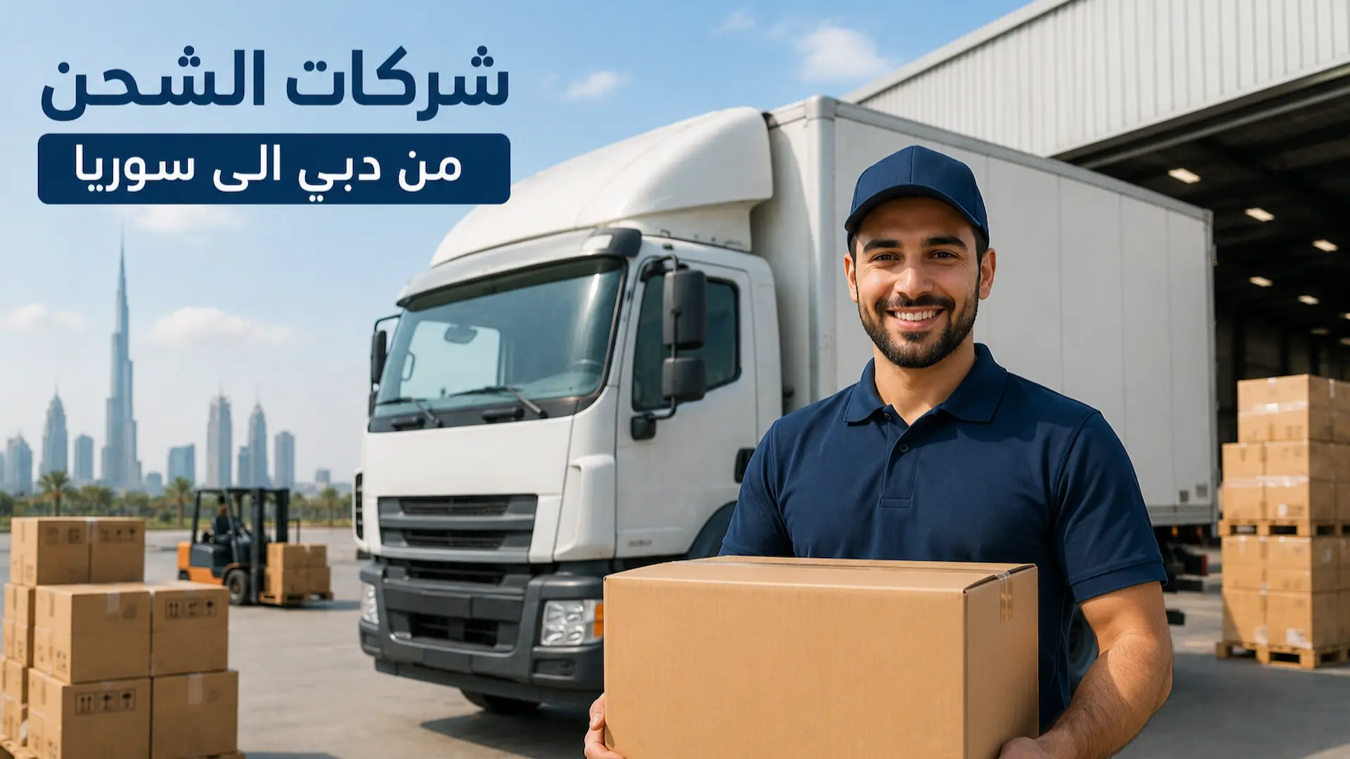 شركات الشحن من دبي الى سوريا السيف العربي